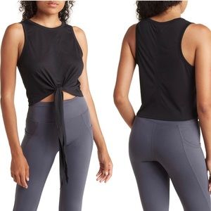 🆕 Marika Tiffany Tie Tank Black 🖤 Size L